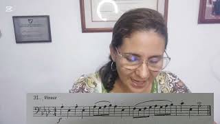 Ejercicio por componente melodico #31 en clave de F