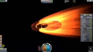 No Heat Shield Re-Entry -- Kerbal Space Program v1.0
