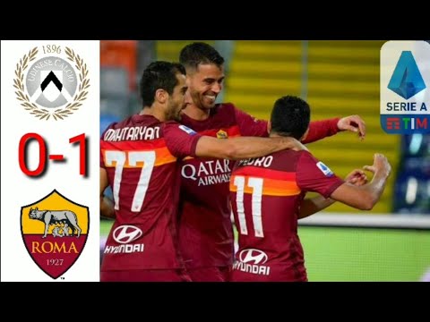 Udinese vs roma all goals 0-1&amp; highlight 2020