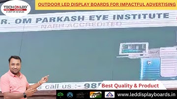 Outdoor LED Display Boards for Impactful Advertising #techonled #advertising #trending #leddisplay