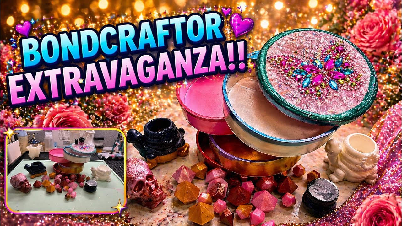#663 RESIN STORAGE CONTAINER AND MUCH MORE!! EVERYTHING BONDCRAFTOR ...