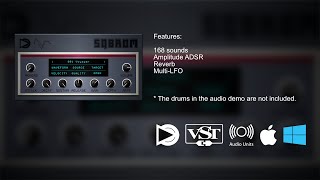 SQ8ROM 64-bit VST/AU plugin instrument for Windows and macOS