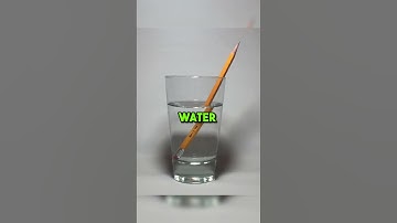why do Pencil look bent in water? ✏️