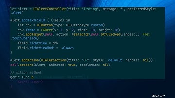 Solving the UIButton addTarget Issue in UIAlertController for Swift Apps