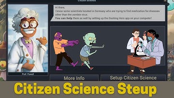 Zombie Cure Lab Citizen Science