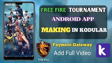 How To Make A Free Fire Tournament App In Kodular | Payment Gateways