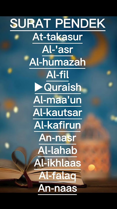 [JUZ AMMA] - Syekh Mishary Rasyid _surah Quraish