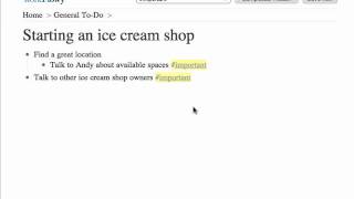 WorkFlowy tagging demo