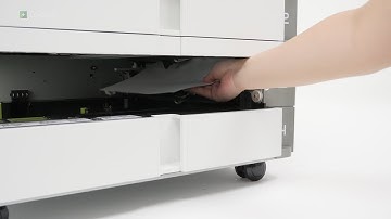 CS963/CX833/CX961/CX962/CX963—Paper jam in the 2x550-sheet tray