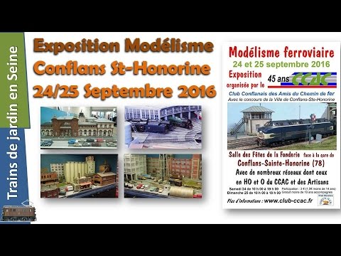 Exposition Modelisme Train Ho 0 Conflans Sainte Honorine 24 25 Septembre 2016 Youtube