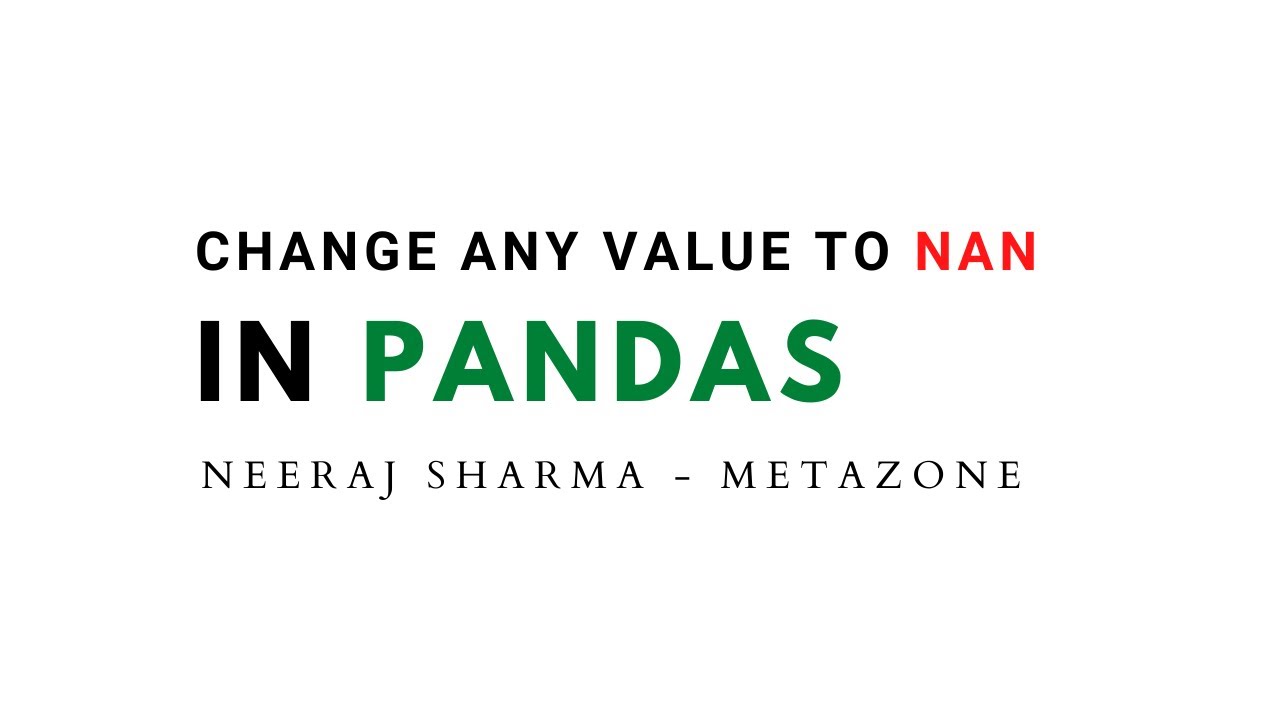 Nan value перевод. Pandas replace values.