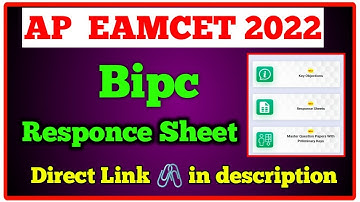 Download Ap eamcet bipc response sheet 2022|ap eamcet 2022 response sheet bipc|ap eamcet 2022