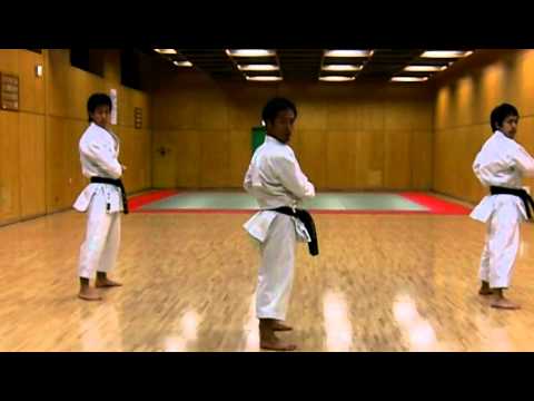 団体形バッサイダイ Karate 空手形 Youtube