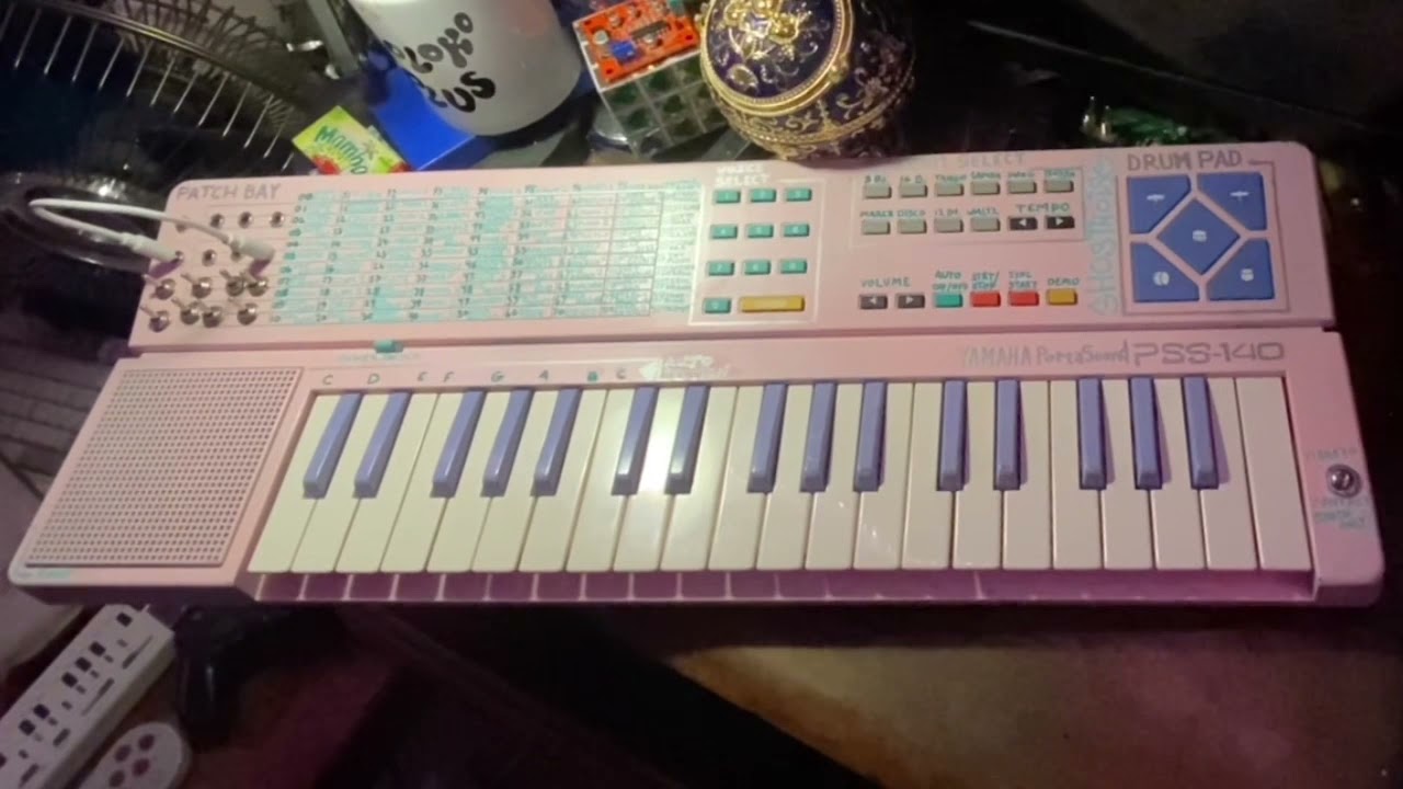 サーキットベンディング　YAMAHA PSS-140／MIDI信号遮断モッド サーキットベンディング YAMAHA PSS-140／MIDI信号遮断モッド