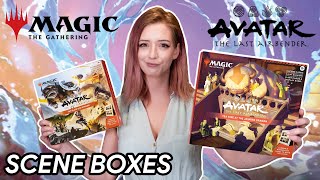 Unboxing The Mtg Avatar The Last Airbender Scene Boxes black Sun Invasion  Jasmine Dragon