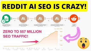 Reddit AI SEO: 0 to 572 MILLION Traffic with Reddit (FREE!) 🤯