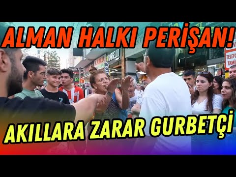 "ALMAN HALKI PERİŞAN" Diyen Akıllara Zarar Gurbetçi... | Sokak Röportajı