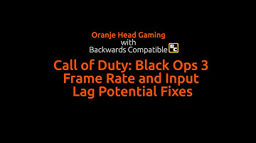 Black Ops 3 Frame Rate and Input Lag Potential Fixes