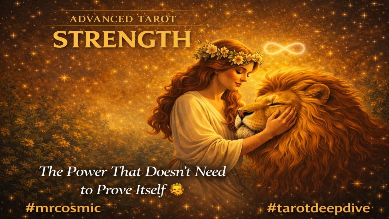 Strength: The Power That Doesn’t Need to Prove Itself 🦁 #mrcosmic thumbnail