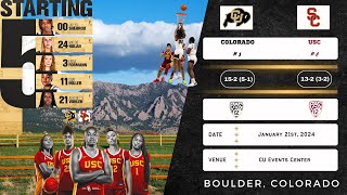 No. 3 Colorado vs No. 6 USC | Pac-12 | 1.21.24 No. 3 Colorado vs No. 6 USC | Pac-12 | 1.21.24