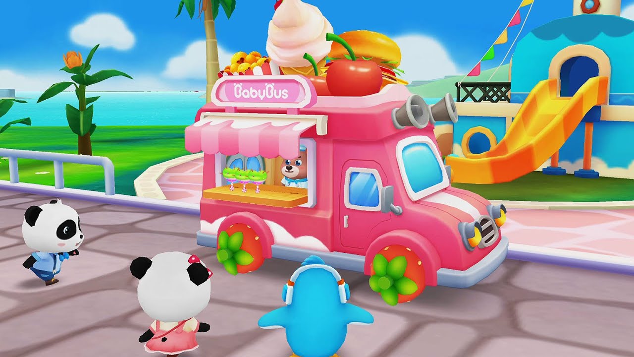 Food Truck Adventure: Drive, Cook & Design Your Dream Car! 🚚🍔👟 | BabyBus Game