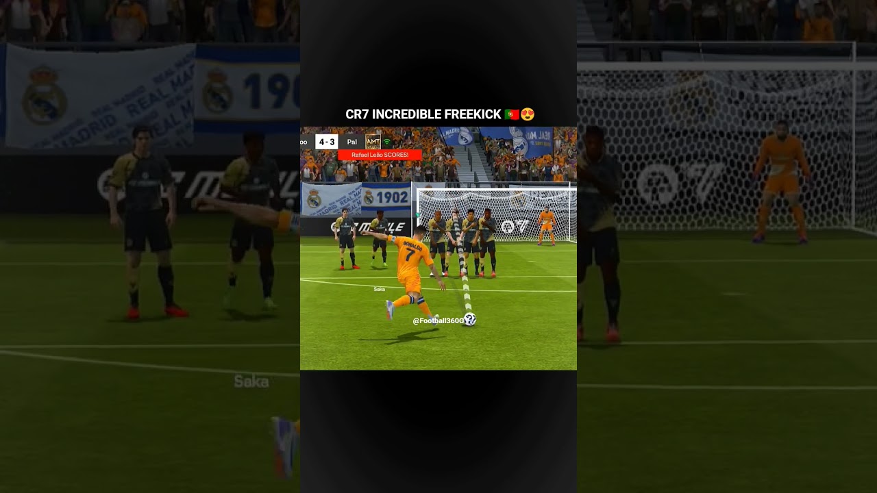 Ronaldo incredible freekick goal 😍🔥 - 