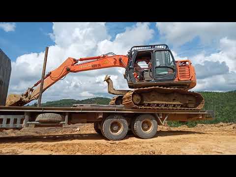 angkut alat excavator zx 138 extreme way...