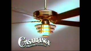 Home Depot commercial - Casablanca brand ceiling fans - better quality - 1992