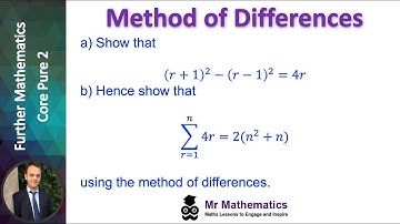 Method of Differences | Mr Mathematics