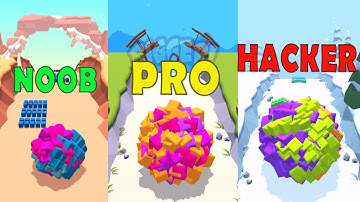 Rolly Hill Battle - NOOB vs. PRO vs. HACKER