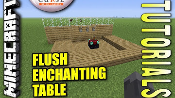 Minecraft PS4 - FLUSH ENCHANTING TABLE - How To - Tutorial ( PS3 / XBOX ) WII