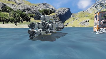 Space Engineers | Testing out my Heavy Miner