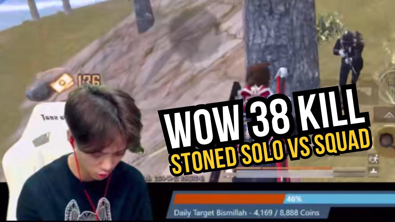 BEST KILL 38 !! SOLO VS SQUAD STONED GAMEPLAY - YouTube