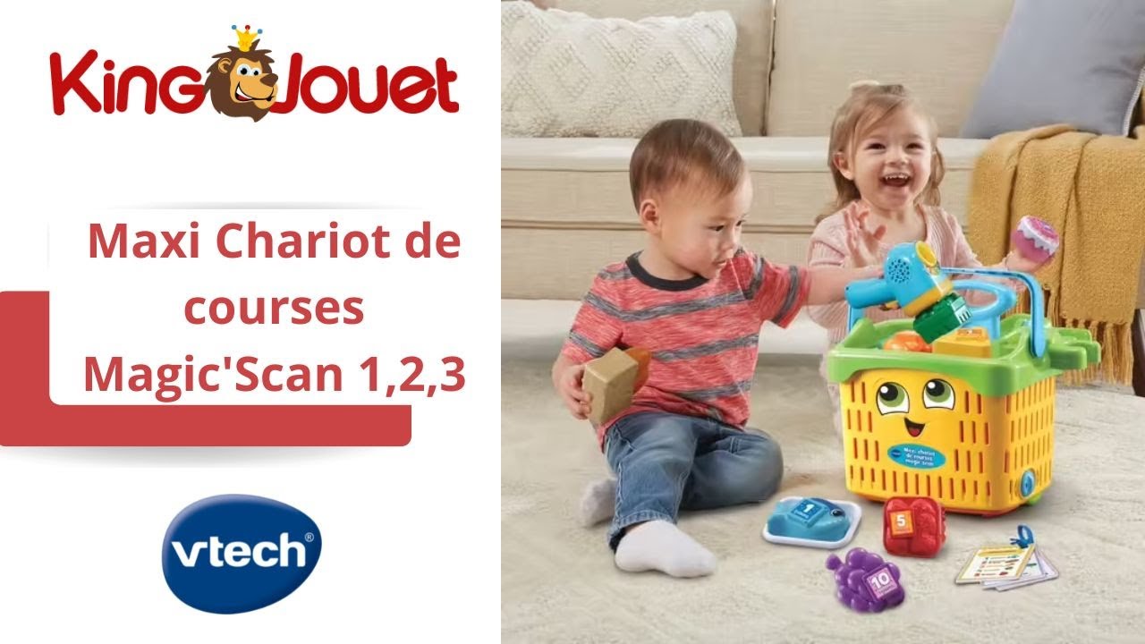 Maxiloco, mon trotti train 7 en 1 - Porteur interactif dès 1 an - VTech  Baby