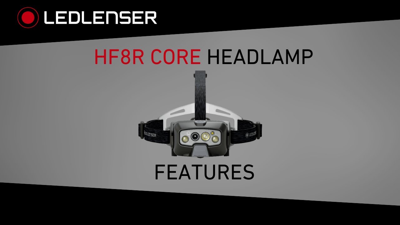 Ledlenser HF8R Core Headlamp Features