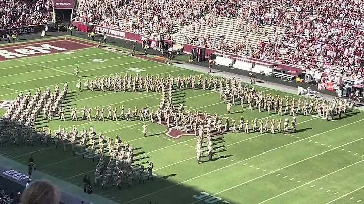 Fightin' Texas Aggie Band Halftime Drill Texas A&M vs Auburn 2025