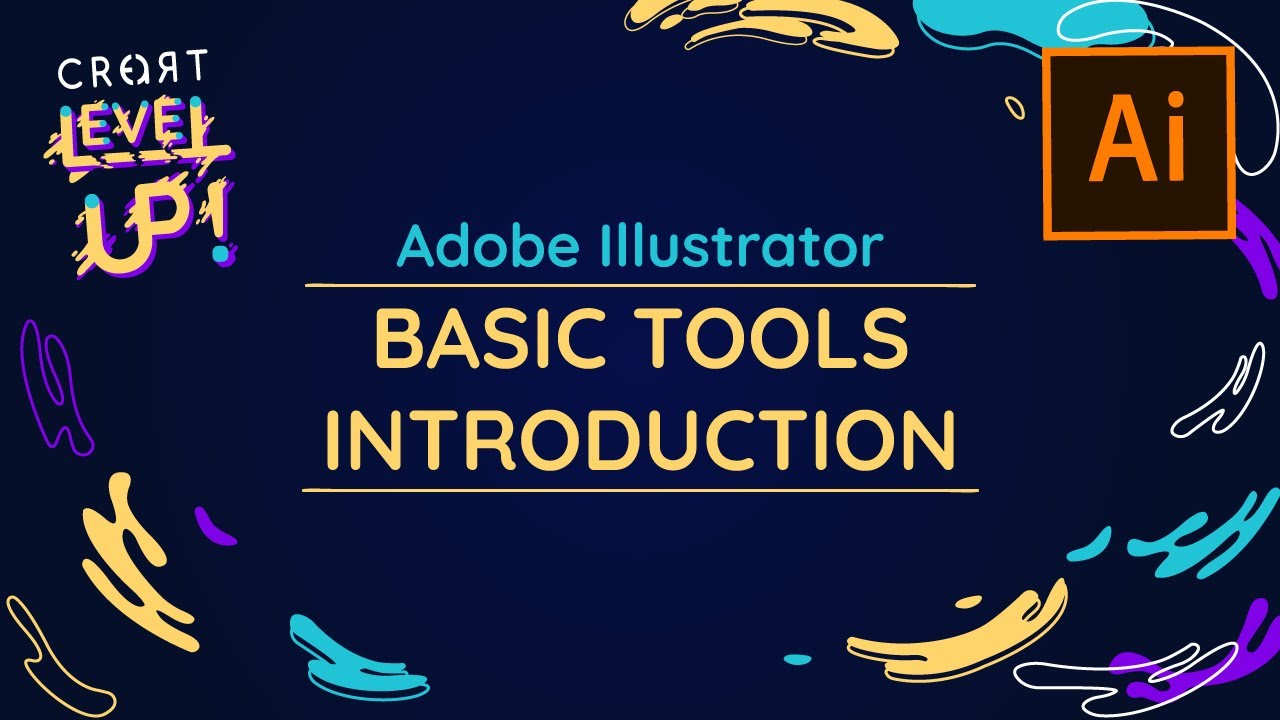 Adobe Illustrator Tutorial: Basic Tools Introduction - YouTube