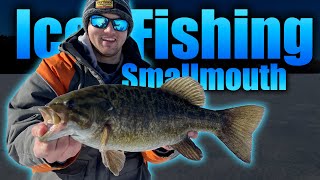 Ice Fishing Smallmouth Bass