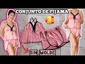 ✨COMO HACER PIJAMA LINDA Y SEXI DE LA MANERA MAS FACIL🧵 (BLUSA)