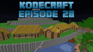 Kodecraft Day 28: Cow and Sheep Farms || Minecraft 1.16 Survival Lets Play