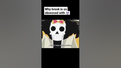 Brook asking for panties again 🤣 #brook #onepiece
