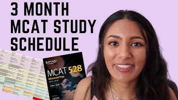 My ENTIRE MCAT STUDY SCHEDULE (how I studied for the MCAT in less than 3 months)