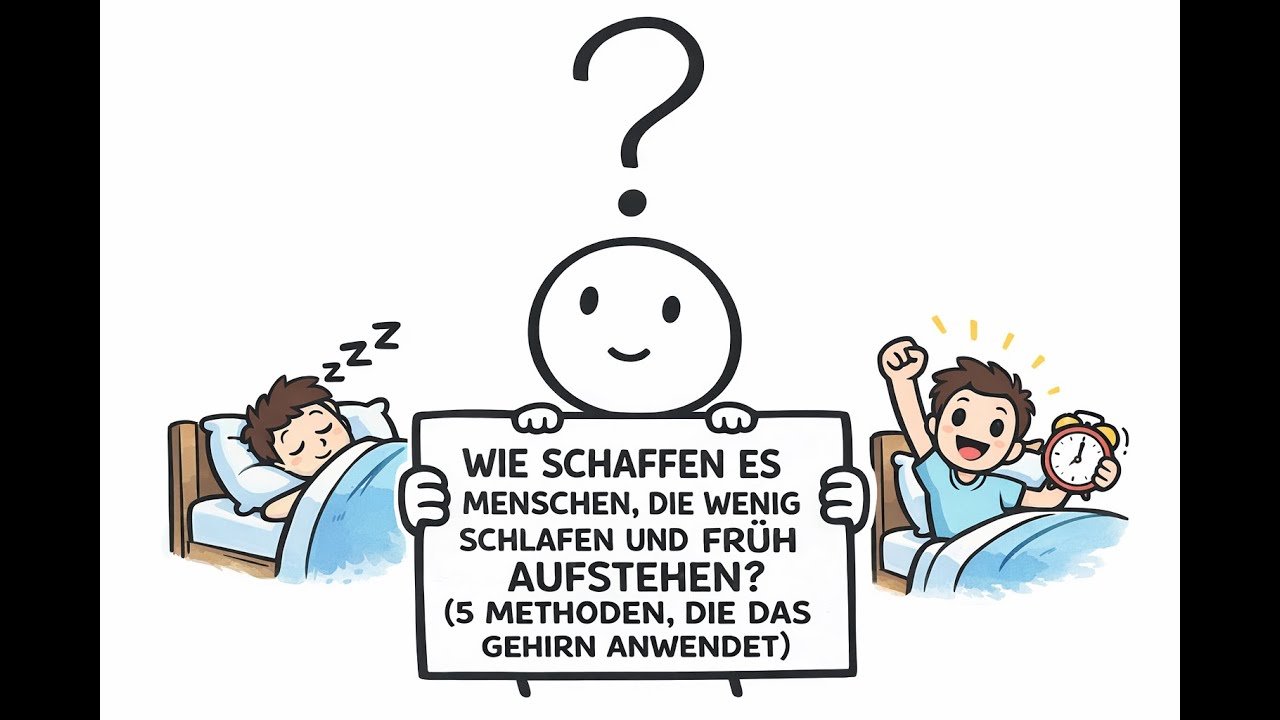 Wenig Schlaf, frühes Aufstehen: 5 Tricks des Gehirns