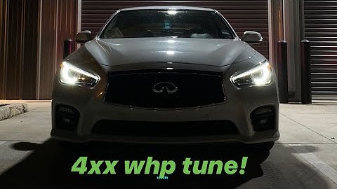 Q50s Gets intakes & JB4 tune! Over 100+ whp!