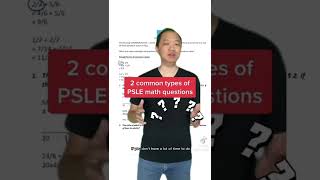 If you only have time to master 2 types of psle math problem sums, what would it be?