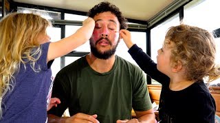 HOW TO MAKE-UP?? A Dad make over...