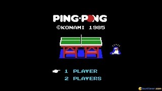Ping Pong gameplay (PC Game, 1985) screenshot 1