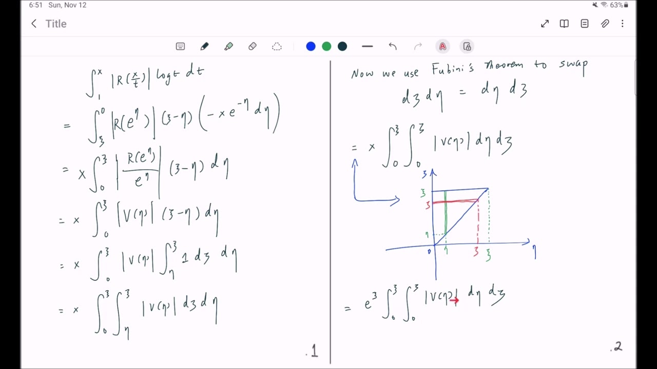 Elementary proof of prime number theorem 18 introduce R and V; alpha and beta