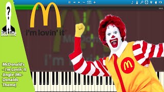 Mcdonald S I M Lovin It Jingle Mcdonalds Theme Piano Cover Sheets Midi Youtube Mcdonald S I M Lovin It Jingle Mcdonalds Theme Piano Cover Sheets Midi Youtube
