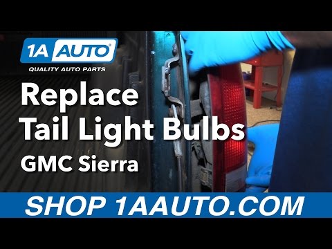 How to Replace Tail Light Bulbs 88-98 GMC Sierra